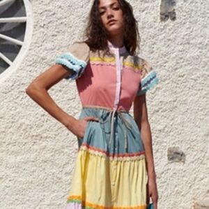 CeliaB Colorblock Midi Dress